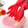【Happier】 Peeled Potato Gloves Kitchen Vegetables Scraping Fish Scale Cleaning Gloves Non-Slip Silicone Gloves Kitchen Tool Accessories. 