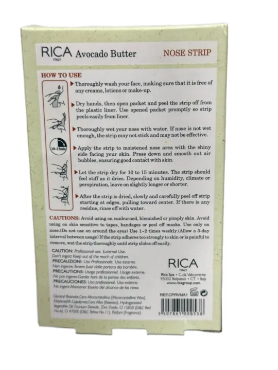 Rica%20Avocado%20Butter%20Nose%20Strip%20for%20Sensitive%20Skin%208%20Strips%20-%20Image%207
