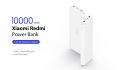 100% Original Xiaomi Redmi Power Bank 10000mAh 10W Fast Charging PB100LZM Dual USB Dual USB & Type C - White. 