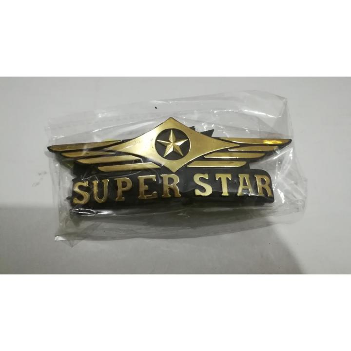 Super star motorcycle fuel tank monogram 2 pieces for 70cc bike