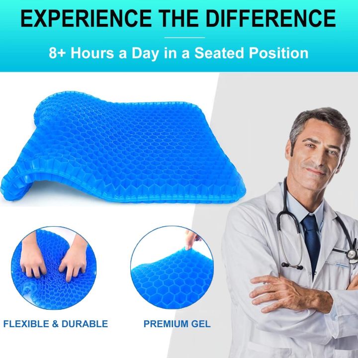 Non%20Slip%20Egg%20Sitter%20Gel%20Seat%20Cushion%20Soft%20Sitting%20Support%20Pad%20Cushion%20for%20Car%20and%20Office%20Chair%20Seat%20Pads%20Breathable%20Honeycomb%20Bike%20seat%20foam%20-%20Image%204