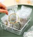 Transparent Jewellery packing bags with zipper close in different sizes 3"x 4" packs of 25 50 100 pcs. 