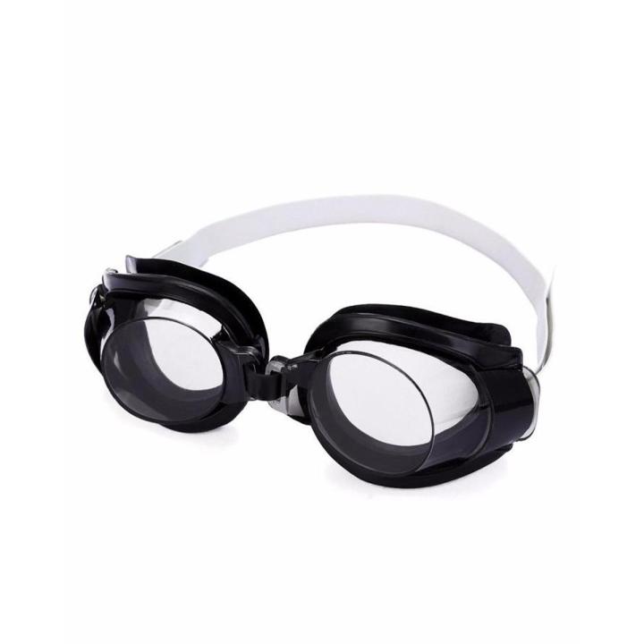 Fashion Anti Fog Uv Swimming Goggles Glasses For Adult - Black