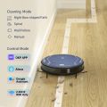 OKP LIFE K2 Robot Vacuum Cleaner, Super-Thin,2200Pa Suction,100Mins Runtime, Self-Charging Robotic Vacuum Cleaner, Work with Voice Controlled for Pet Hair, Carpets. 