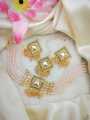 TRADITIONAL PAKISTANI CHOKER NECKLACE , EARRINGS & BINDIA | TEEKA JEWELLERY SET. 