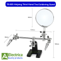 Helping Hand Soldering Iron Stand TE-800  TE-801 TE-805 MG-16129-C UT-1090-C Soldering Stand by Electrica. 