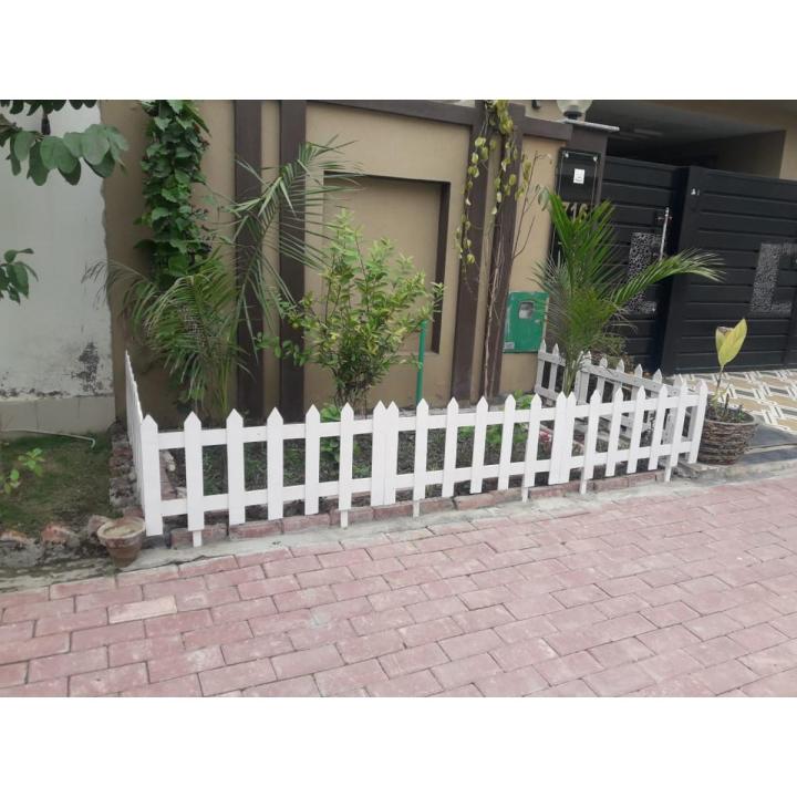 Creative Home Collection Wooden Picket Fence Garden Lawn Edging Yard Outdoor Tree Fencing