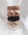 Random Scrunchies Pony Hair Ties Stylish Scrunchies For Girls High Quality Hair Accessories Mix Pack Of 5. 
