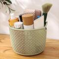 Hollow Portable Storage Basket Home Desktop Storage Box Sundry Receive Woven Hand-Held Storage Basket Cosmetic Storage Cases. 