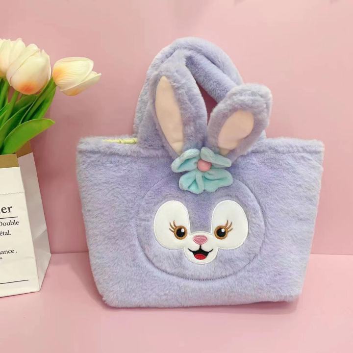Kawaii Cinnamoroll Sanrio Plush Bag My Melody Anime Handbags Doll Kt Cat Purin Dog Cute Kuromi Plushie Backpack For Girls