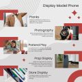Dummy Premium Display Model Phone 15 Max Pro | Compatible with Phone Cases Battery Low sign and Vibration. 