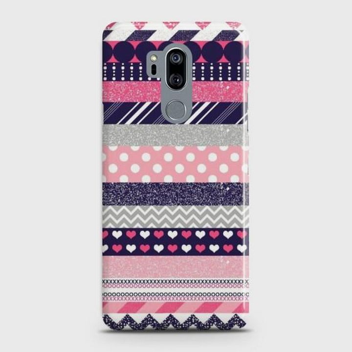 LG G7 ThinQ Cover - SkinLee HQ Hard Case - Colourful Circles - SKINLEE-652-1-413-275