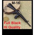 PUBG M16 Keychain Black Full Metal Pubg Key chain M416 OR M16. 