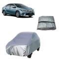 Toyota Corolla Car Top Cover Silver Coated - Water and Dust Proof - Grey Color - Toyota Corolla Altis Grande Xli Gli - Grey. 