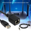 Network Extension Cable Anti-interference Internet Network LAN RJ45 Extension Cord. 