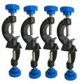 Lab Clamp Holder 2 Boss Heads Retort Stand Holder 4 Pcs. 
