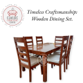 Wooden 6 Chairs Dining Table Set / Dining Tables / Chairs / Furniture. 