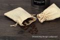 JUTE POUCH 5/Piece Burlap Jute Sack Drawstring Small Storage Bags/Pouch For Kitchen, Festivals, DIY Craft, Presents, Party Favors, Snacks & Jewelry Etc. 