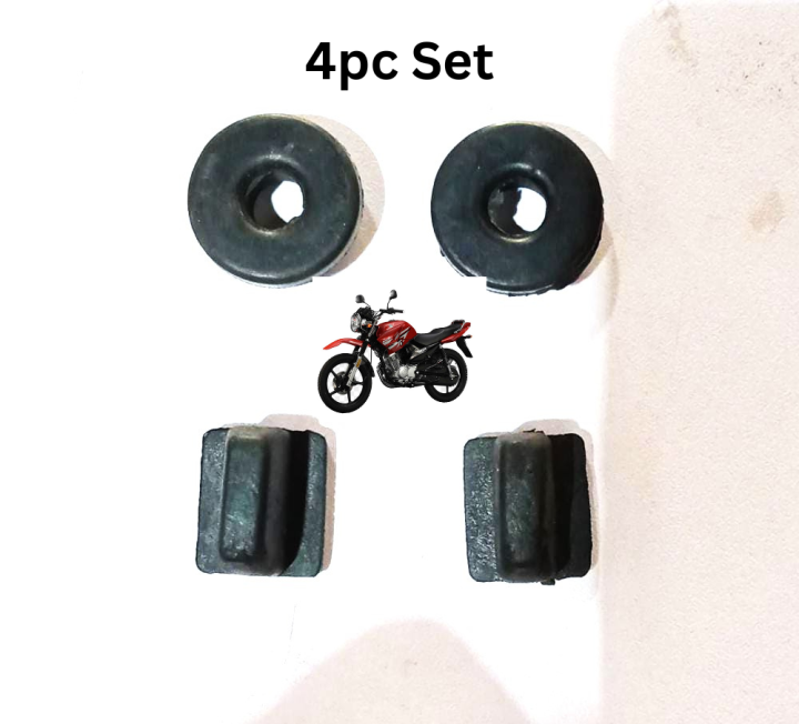 Side Cover Rubber set Yamaha YbR125G, YBR  YB125  and YB125DX  Tappa Rubber Set (4pic)