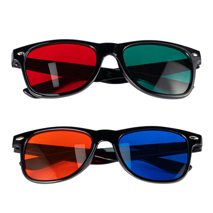 1Pcs%20Black%20Frame%20Red%20Blue%20Green%203D%20Glasses%20For%20Dimensional%20Anaglyph%20TV%20Movie%20Game%20and%20For%20Amblyopia%20Training%20Eyeglasses%20-%20Image%202