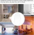Acrylic Mirror Wall Stickers,Oval Mirror Stickers Self Adhesive, Mirror Stickers, Shatterproof Mirror Sheets for Bathroom Living Room (Silver) Acrylic Mirror Wall Mounted Mirror Stick on Mirror Self Adhesive Oval Shape Mirror Stickers for Bedroom. 