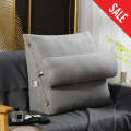 Adjustable Triangular Back Ball Fiber Filled Sofa Cushion / Pillow In Different Color. 