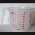 Measuring Cup Scale Classic Plastic Pitcher/Jug 250ml/500ml/1Litre. 