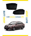 PROTON SAGA SUN SHADE / WINDOW CURTAINS (DARK) BLACK 4PCS. 