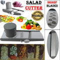 Bruno Vegetable & Salad Cutter – Easy-to-Use Multifunctional Food Slicer for Onions, Garlic, Carrots, Potatoes, Fruits & More – Random Color | Made in Pakistan. 