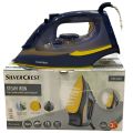 Orignal Silver Crest Ceramic Non Stick Soleplate Professional Liquid Commercial Electric Steam Iron for Clothes 400 Micro Steam Holes Cotton Wool Poly Silk Linen Nylon 2200 to 2600 Watts Portable Ironing Garment Steamer Water Capacity 250 Quick Heating. 