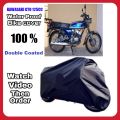Kawasaki Gto 125 Bike Top Cover Double Coated Anti Scratch Water & dust proof 100% Motorcycle Parking cover. 