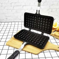 Double Sided Waffle Maker, Rectangle Shape Non-Stick Waffle Mold Baking Pan Making Tool. 