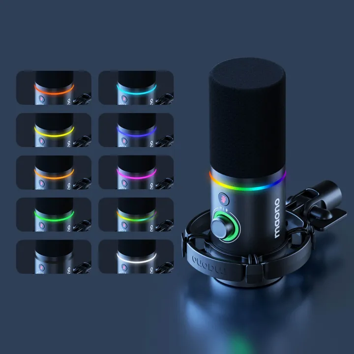 MAONO%20PD200X%20%20XLR/USB%20Podcast%20Microphone,%20Dynamic%20Podmic%20with%20Software%20for%20Recording,%20Streaming,%20Gaming%20&%20Voice-Over,%20Metal%20Mic,%20Tap-to-Mute,%20Headphone%20Jack,%20Gain%20Knob%20&%20Volume%20Control%20(Black)%20-%20Image%204