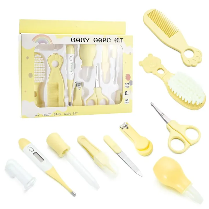 Baby%20Care%20Set,%2010%20Piece%20Baby%20Health%20Set%20For%20Baby%20Daily%20Care%20With%20Comb%20Nail%20Scissors%20Baby%20Healthcare%20Kit%20Baby%20First%20Equipment%20Care%20Set%20For%20Newborn%20Gift%20-%20Image%208