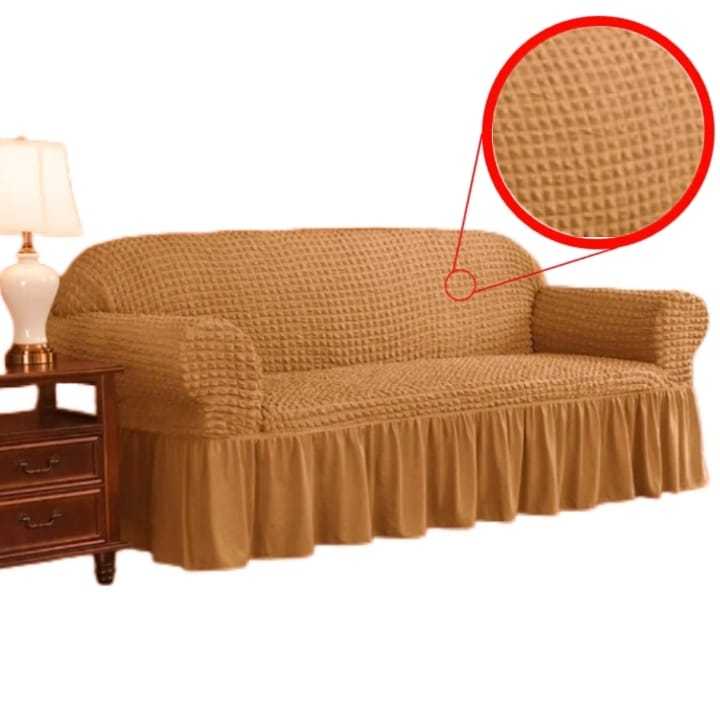 Sofa Cover 5/6/7 seater, Soft Elastic Bubble Cloth Universal Sofa Cover.3+1+1/3+2+1/3+2+1+1