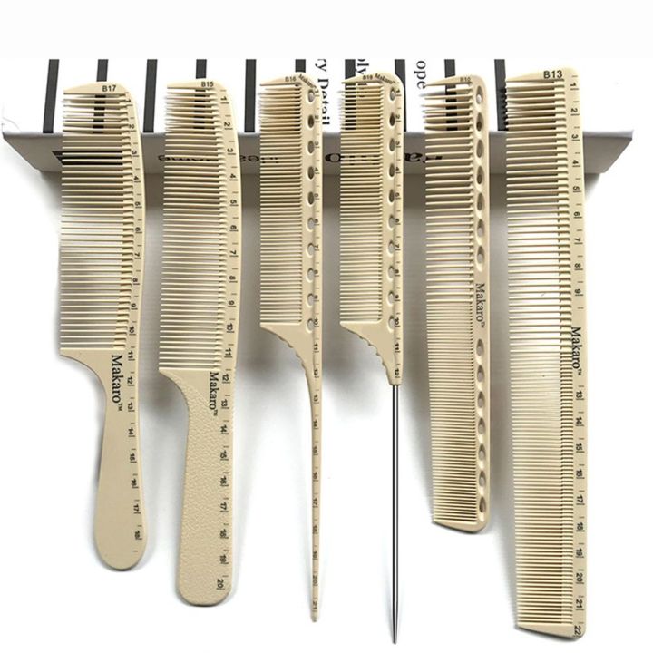 HOT Ruler Comb Salon Plastic Laser Barber Comb Clear Scale Styling ...