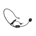 3.5mm Wired Headset Microphone Headworn Mic for Voice Amplifier Loudspeaker. 