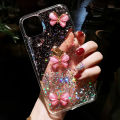 For Vivo Y31/ Vivo Y51S / Vivo Y53S Cover Fashion 3D Diamond Butterfly Shiny Glitter Starry Space Phone Case Clear Soft TPU Silicone Shockproof Protective Back Cover. 