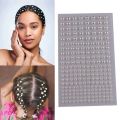 Hair Pearls Stick On Self Adhesive Resin Stickers for Hair and Face. 