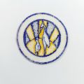 (TCS) The City School Uniform Monogram, Logo, High Quality Patch Embroidered Iron Base. 