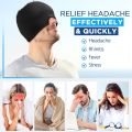 2025 new Migraine Headache Relief Cap, Migraine Relief Cap Hot & Cold Therapy Hangover Hat Mask Odorless Migraine Headache Hat for Puffy Eyes Hangover Tension Sinus & Stress Relief fits all face shapes, head sizes. 