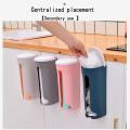 Trash Can Wall-Mounted Removable Plastic Garbage Bag Storage Box Punch-Free Kitchen Debris Sorting Plastic Bag Storage Box. 