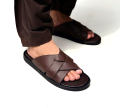 New Italy Design Men Slippers Thick Bottom New Slipper For Men's Sandle Trendy Soft Chappal Light Weight Height Increasing Slides. 