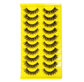 20 pairs Fluffy Wispy Curly Natural Volume Thick Faux Mink Lashes - Enhance Your Eye Look with Long Lasting False Eyelashes. 