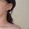 Gold Star Moon Non-Piercing Ear Clip Earrings For Women Simple Fake Cartilage Ear Cuff Jewellry Clip Boucle D'oreille. 
