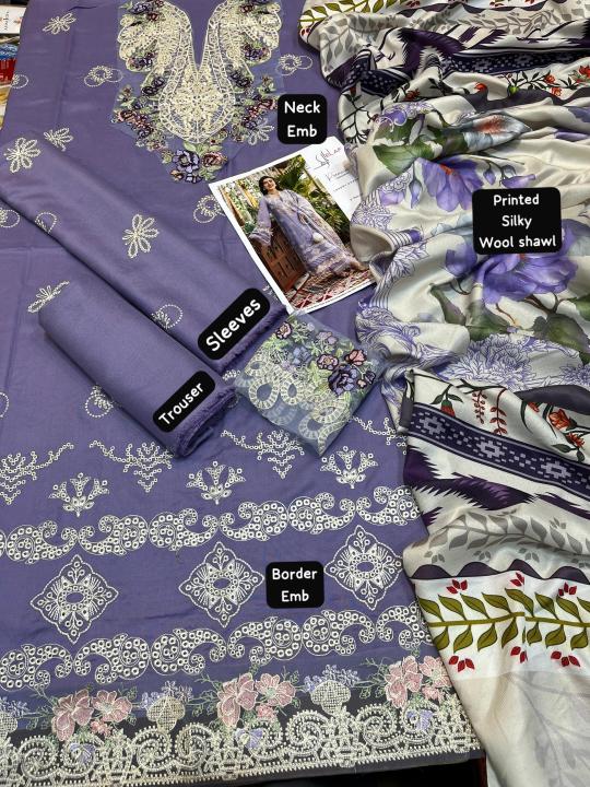 dhanak%203%20piece%20unstiched%20full%20heavy%20embroiderd%20with%20wool%20shawl%20for%20women%20winter%20season%20-%20Image%202
