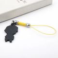 s 1 Piece High Quality Metal Anime Demon Slayer Mobile Phone Charm Cartoon Keychains Lanyard Bag Decoration Strap. 