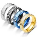 New Vintage Laser Grate wall pattere Stainless Steel ring mens ring for women. 