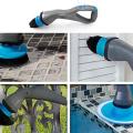 All-In-One Muscle Scrubber Electric Cordless Cleaning Brush Hurricane Spin Scrubbers ABS Plastic with 4 Replaceable Cleaning Brush Heads for Bathtub Shower Glass Washstand Tile. 
