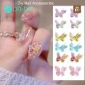 DR BEI Nail Jewelry Exquisite Shape Butterfly Nail Decoration 3D Manicure Design. 